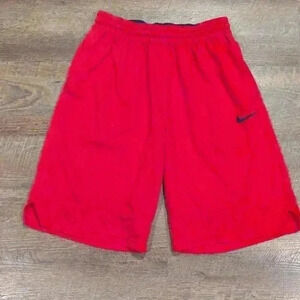 Nike Dri-fit men's medium red‎ shorts